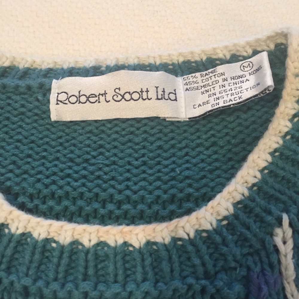 Robert Scott Ltd. Sweater.  size M - Picture 5 of 5